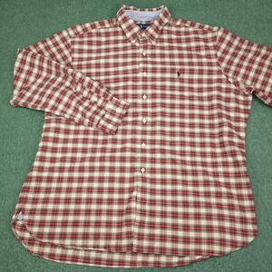 Ralph Lauren Button‎ Down Shirt Men's Size XXL Classic Fit Board Shirt Beige